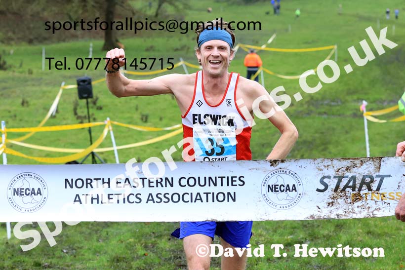 Junior Men and Masters Men 2023 NECAA Cross Country Relays, Thornley Hall Farm, Peterlee, County Durham. Photo: David T. Hewitson/Sports for All Pics